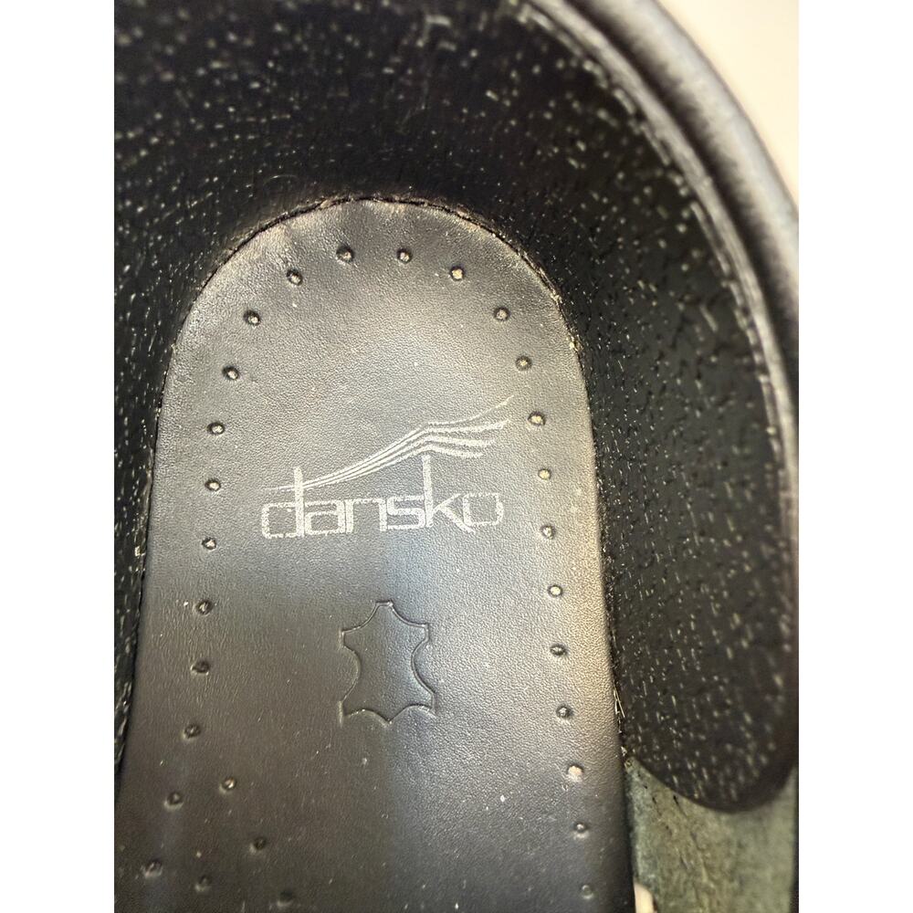 Dansko Professional Floral Patent Clogs Denim Print Size 40 US 9-9.5 - Picture 3 of 8